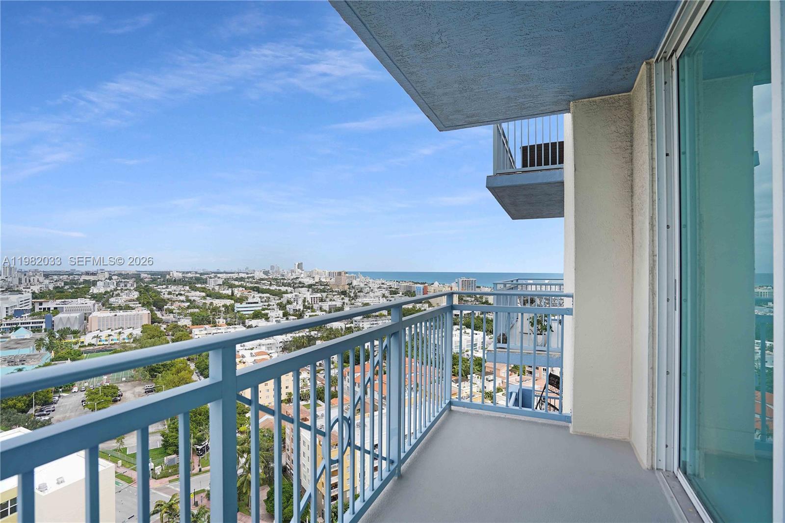90 Alton Road, Unit 2212 Miami Beach, FL 33139 - Photo 30 of 42 Second balcony faces north
