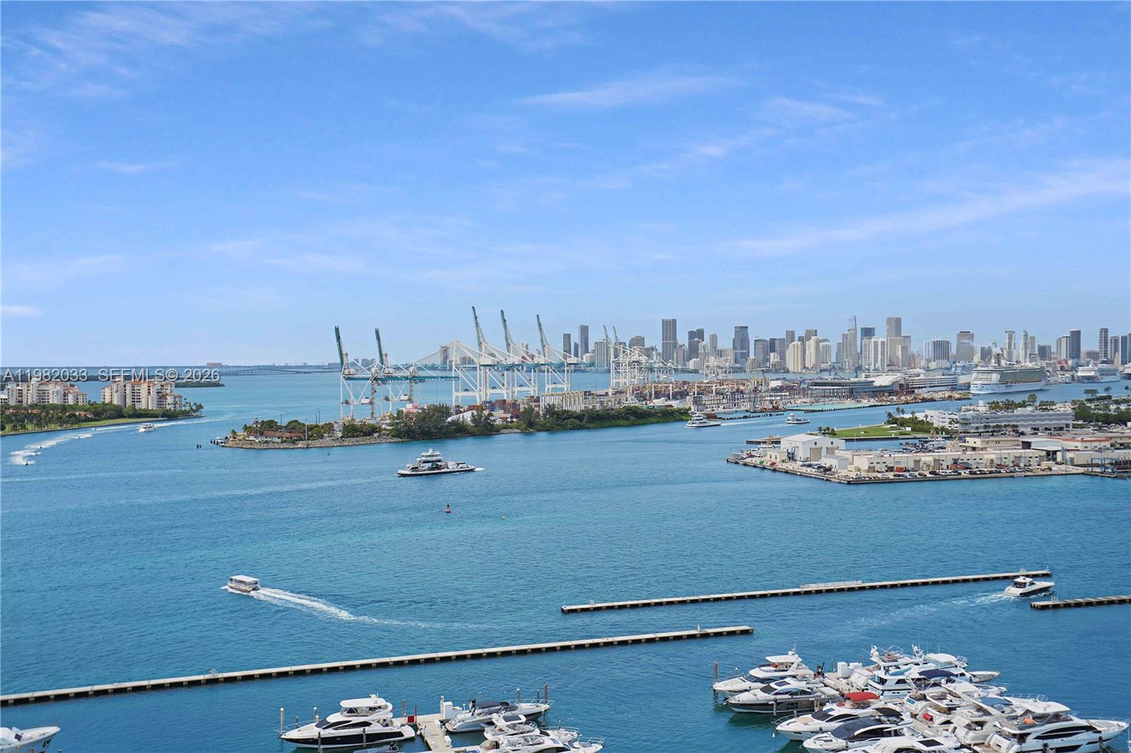 90 Alton Road, Unit 2212 Miami Beach, FL 33139 - Photo 33 of 42 Views of the Intracoastal from second balcony