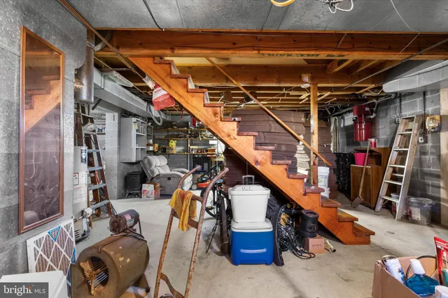 a view of a yard with snow on the road