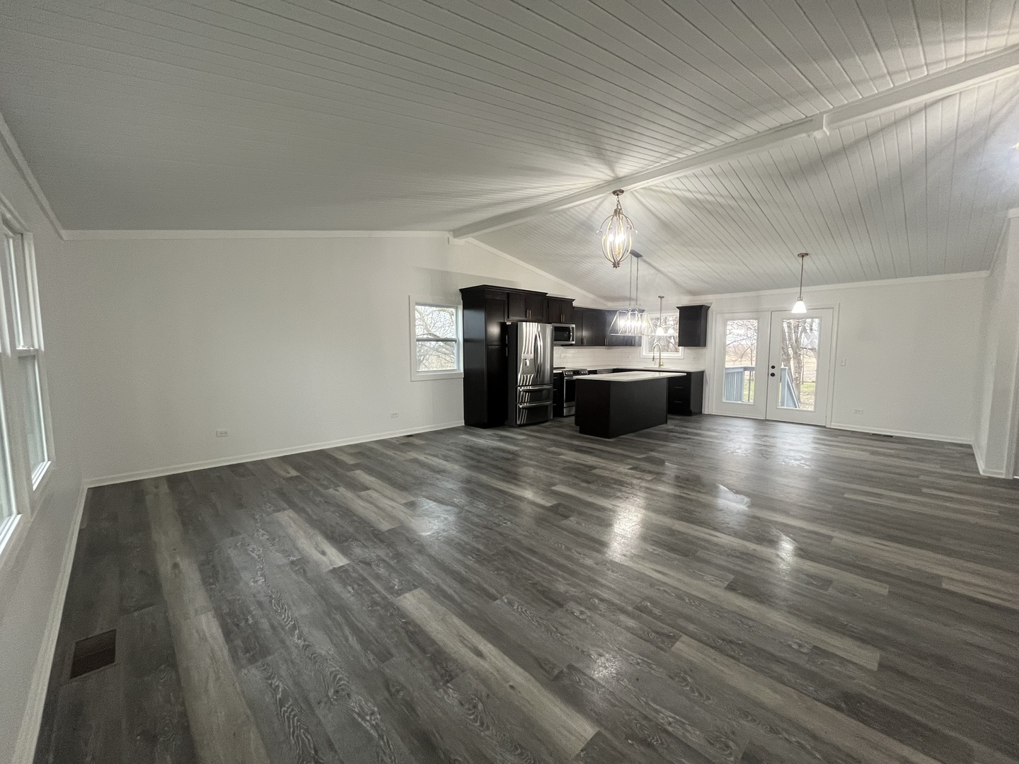 46 North 46th Road Mendota, IL 61342 - Photo 2 of 48 a view of empty room with wooden floor and fan