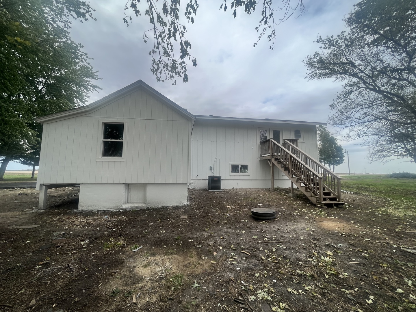 46 North 46th Road Mendota, IL 61342 - Photo 34 of 48 a backyard of a house with barbeque oven table and chairs
