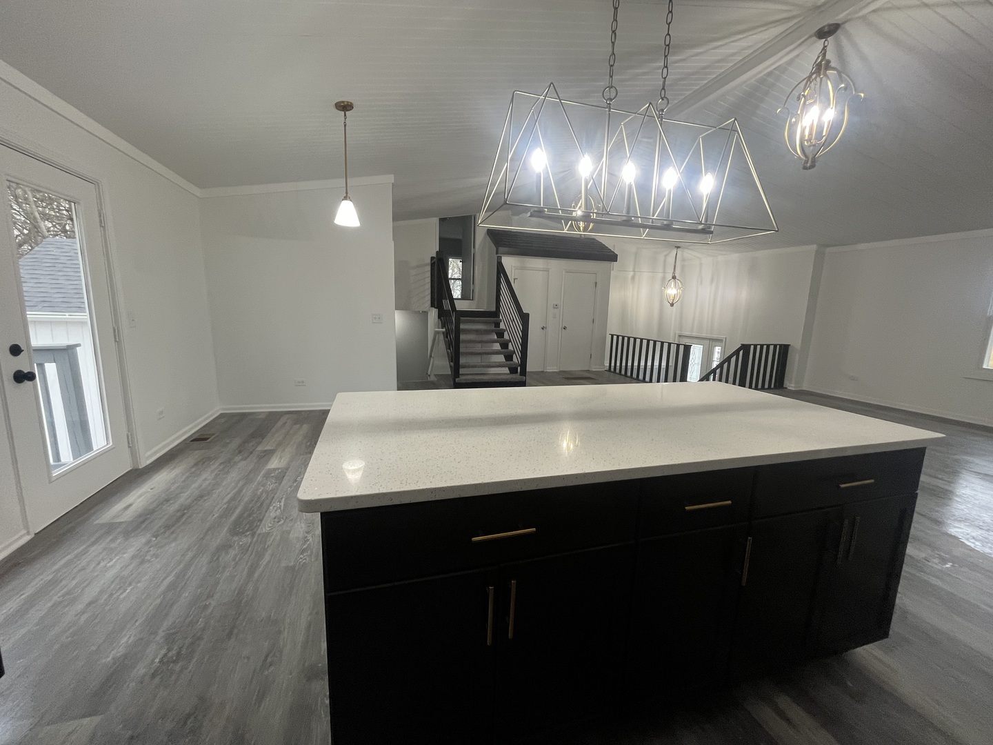 46 North 46th Road Mendota, IL 61342 - Photo 5 of 48 a kitchen with a sink a counter space and wooden floor