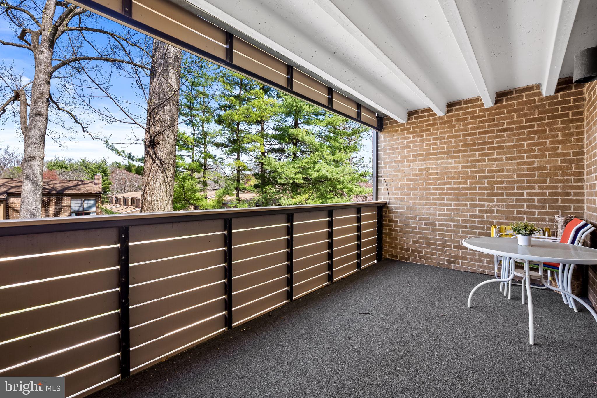 4 Candlemaker Court, Unit 306 Baltimore, MD 21208 - Photo 33 of 35 Balcony with a view