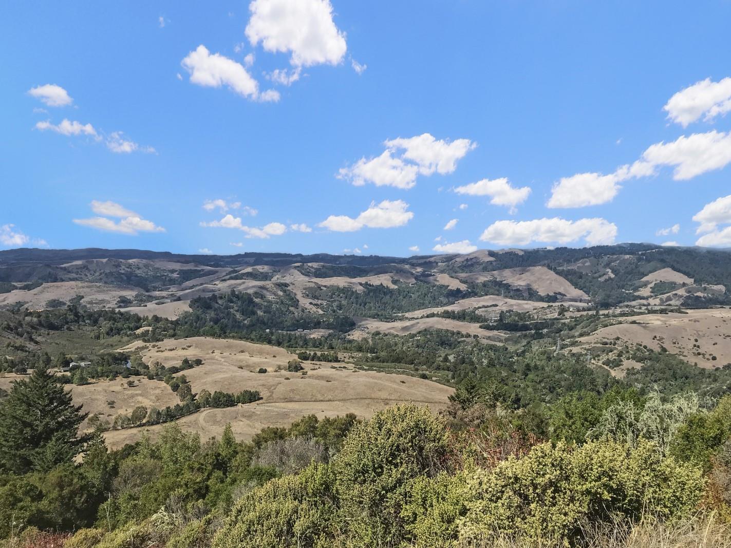 33 Langley Hill Road Woodside, CA 94062 - Photo 47 of 53 a view of a town with mountains in the background
