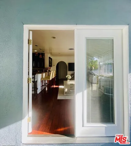wooden floor in a kitchen