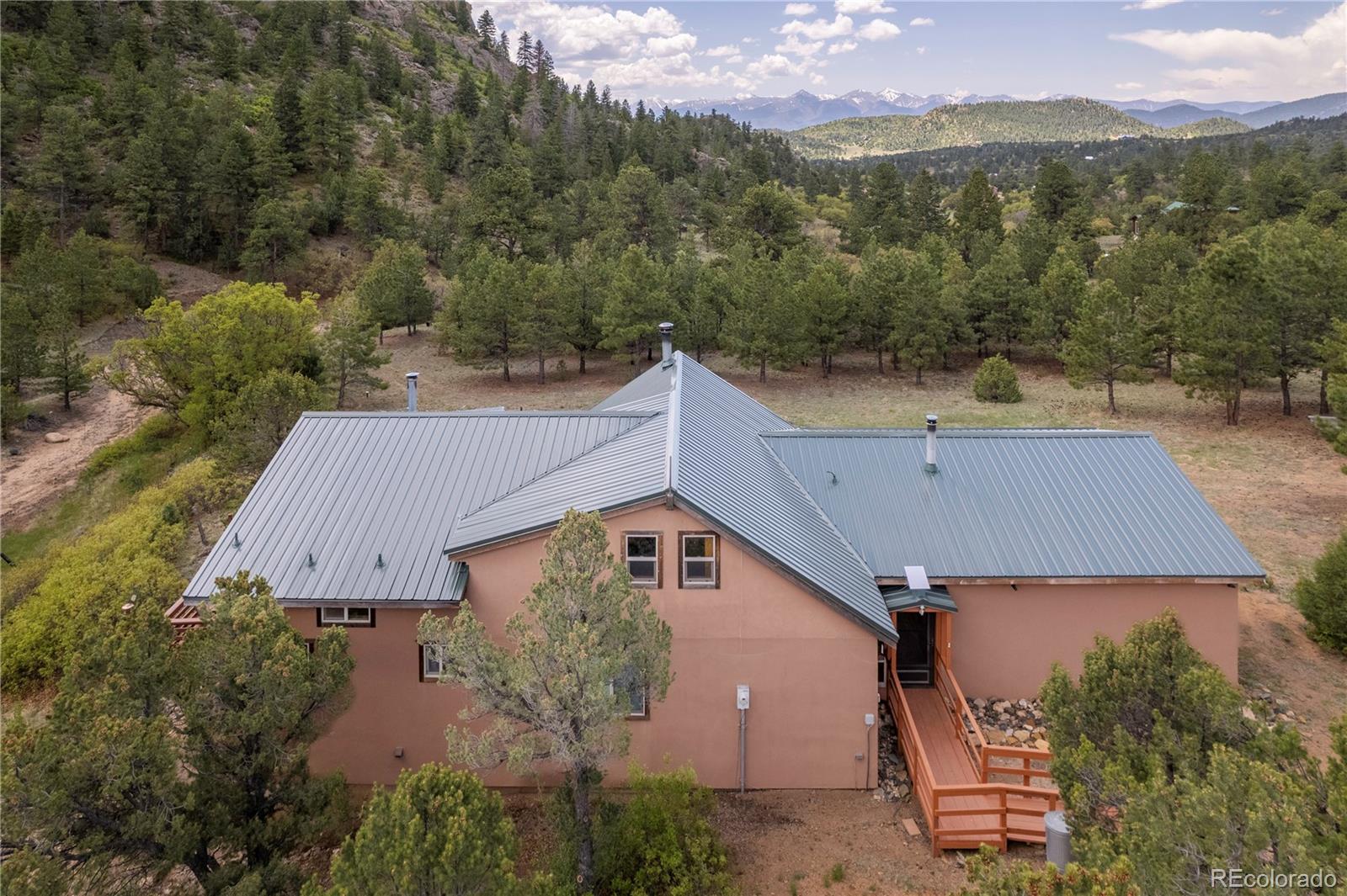 1111 Red Feather Road Cotopaxi, CO 81223 - Photo 33 of 37 an aerial view of a house