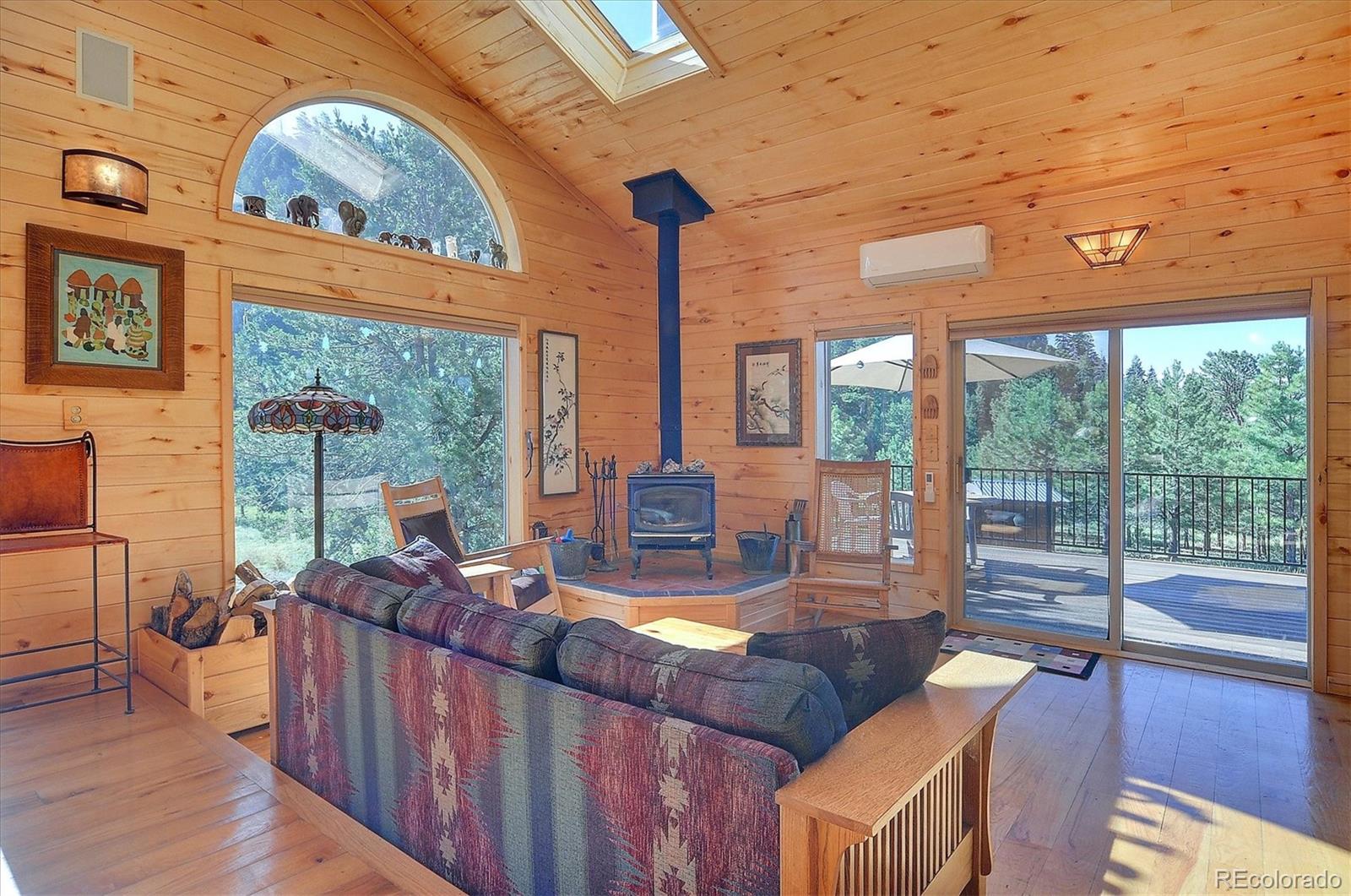 1111 Red Feather Road Cotopaxi, CO 81223 - Photo 5 of 37 a living room with furniture and a large window