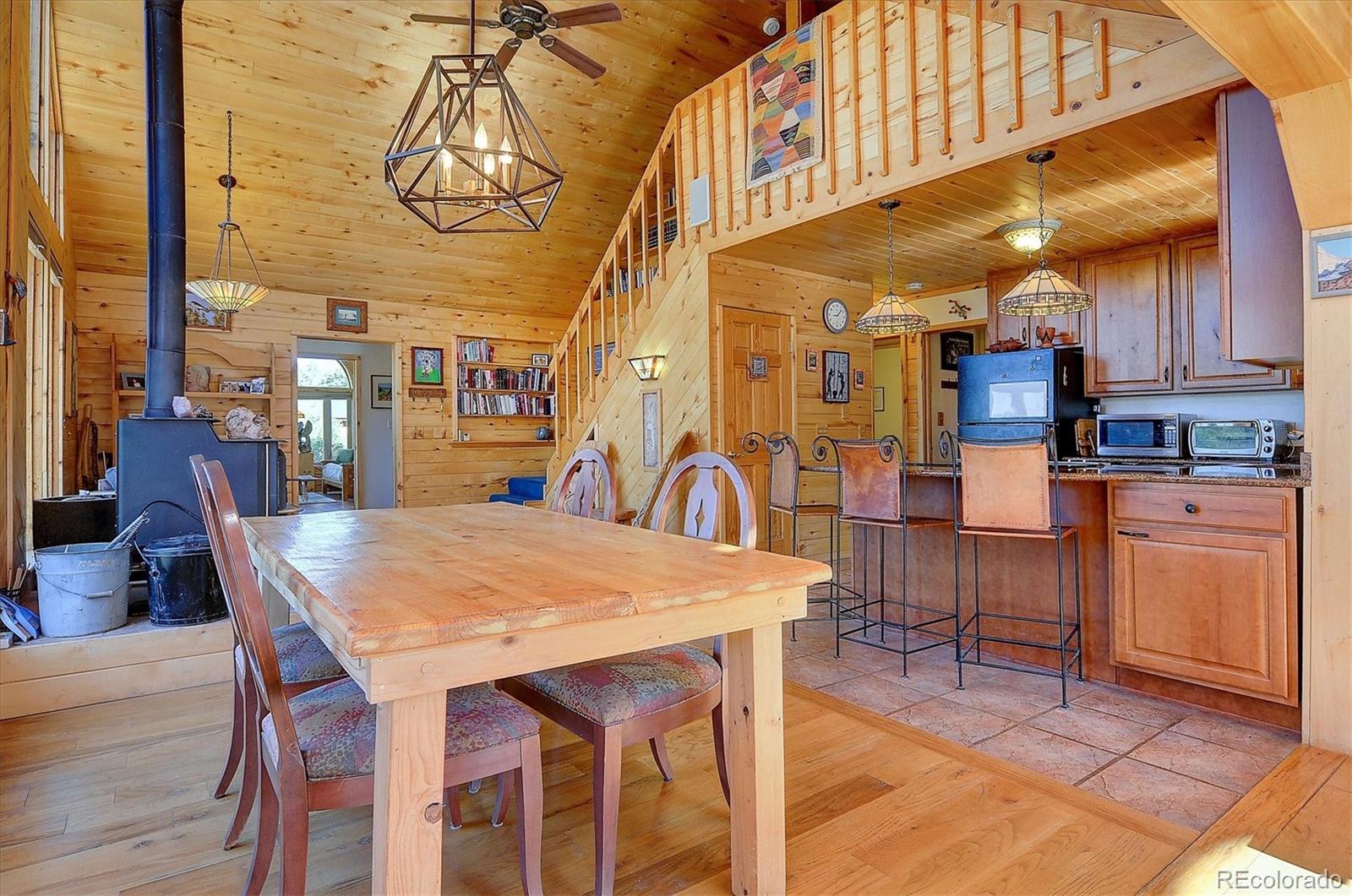 1111 Red Feather Road Cotopaxi, CO 81223 - Photo 7 of 37 a view of a dining room with furniture