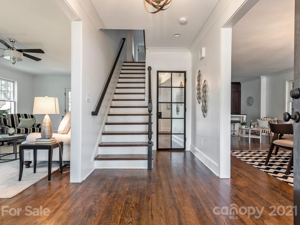 2248 Colony Road Charlotte, NC 28209 - Photo 11 of 27 a view of a livingroom with furniture and hardwood floor