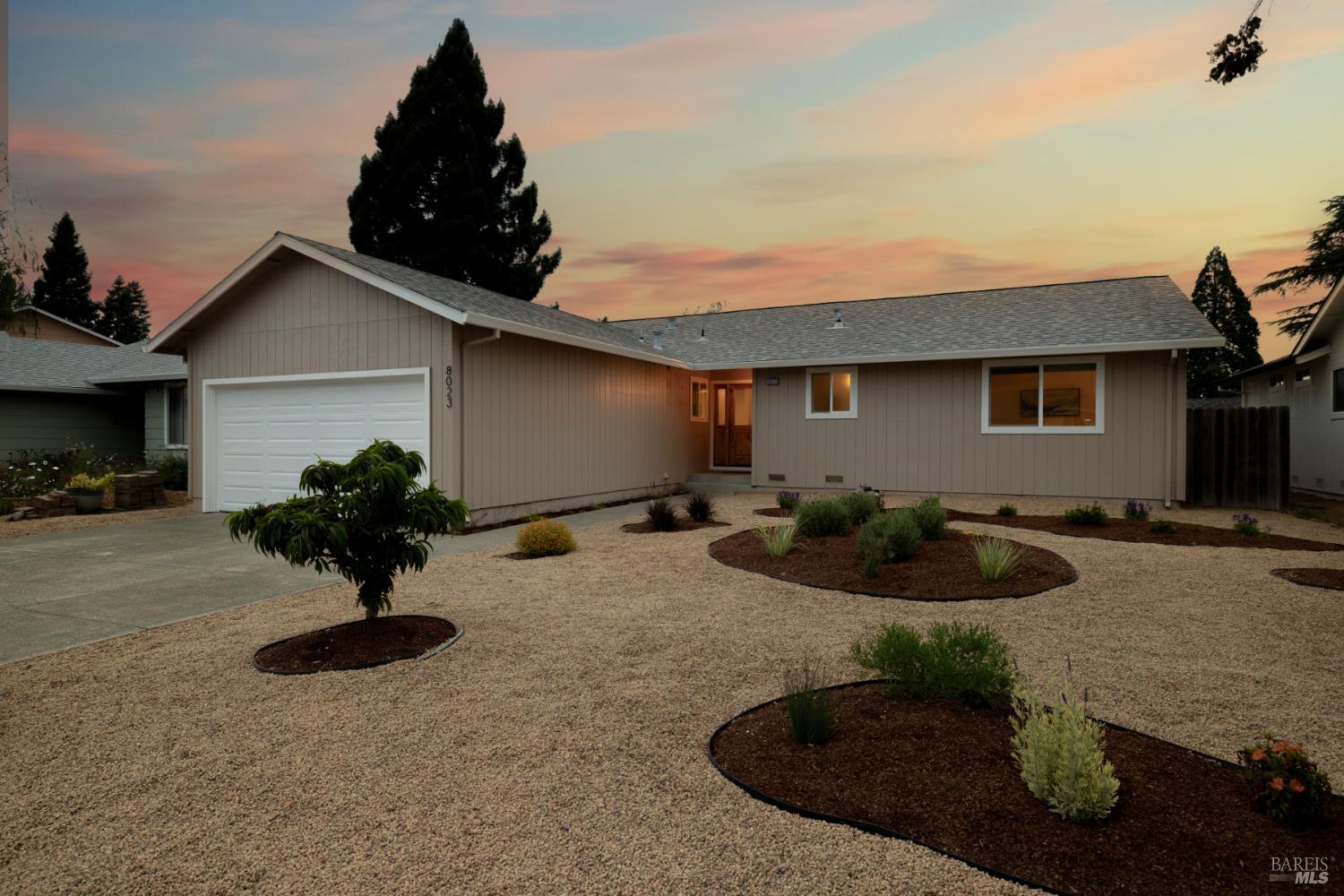 8023 Washington Avenue Sebastopol, CA 95472 - Photo 1 of 1 a view of a house with backyard and sitting area