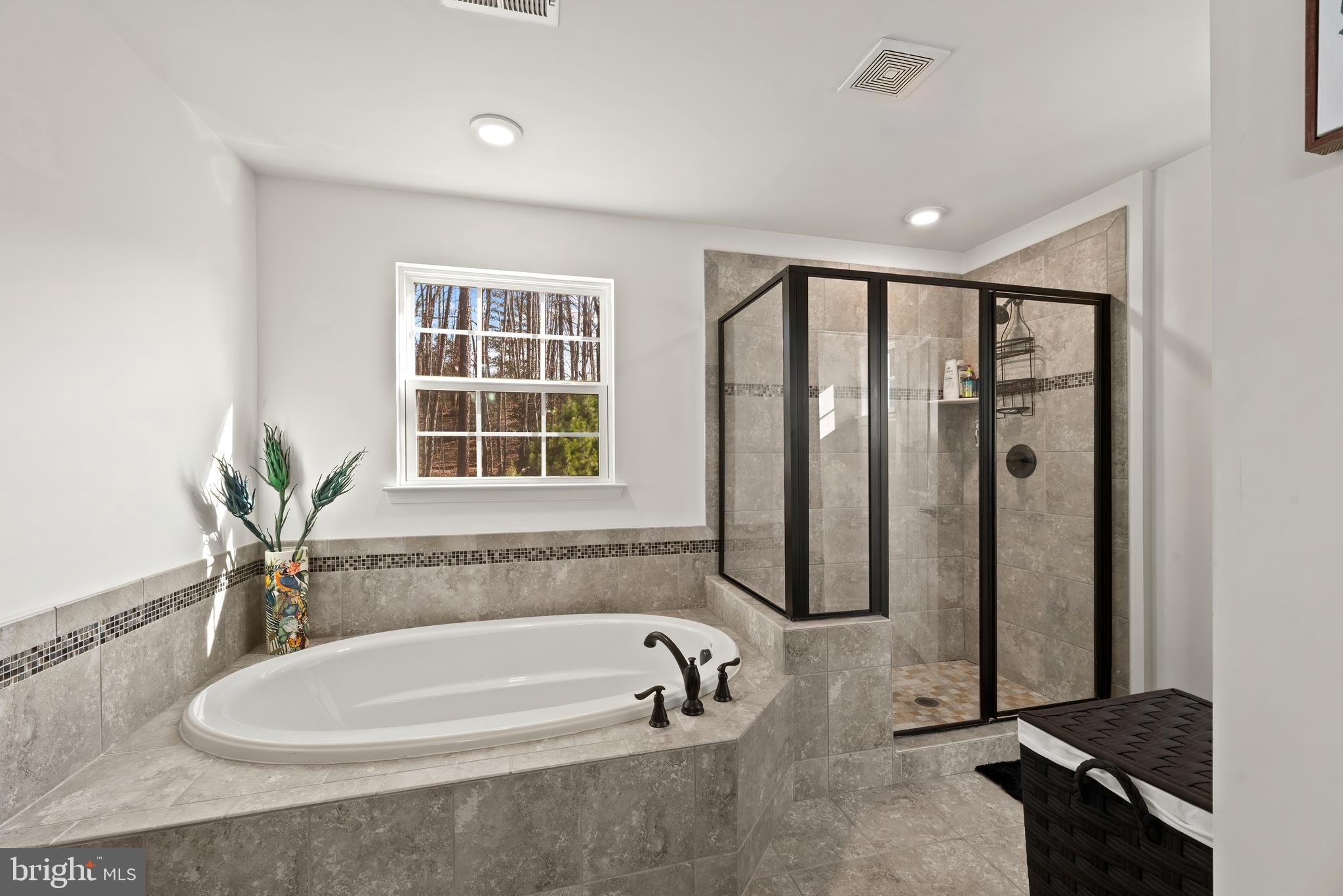 17857 Sugarberry Road Dumfries, VA 22026 - Photo 5 of 53 a bathroom with a bathtub and a shower