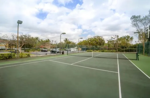 a view of a tennis court