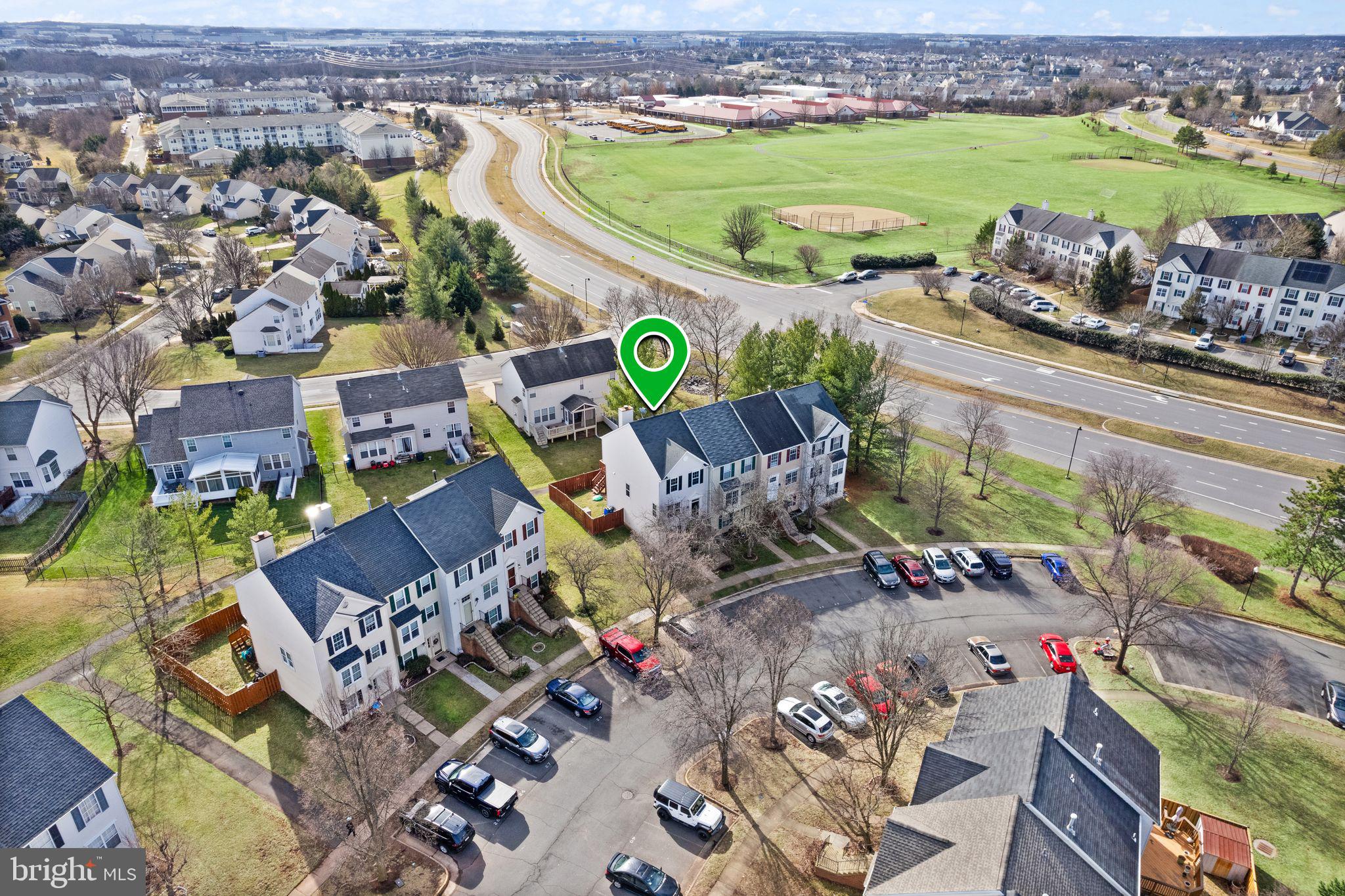 20790 Apollo Terrace Ashburn, VA 20147 - Photo 43 of 48 an aerial view of a house with a ocean view