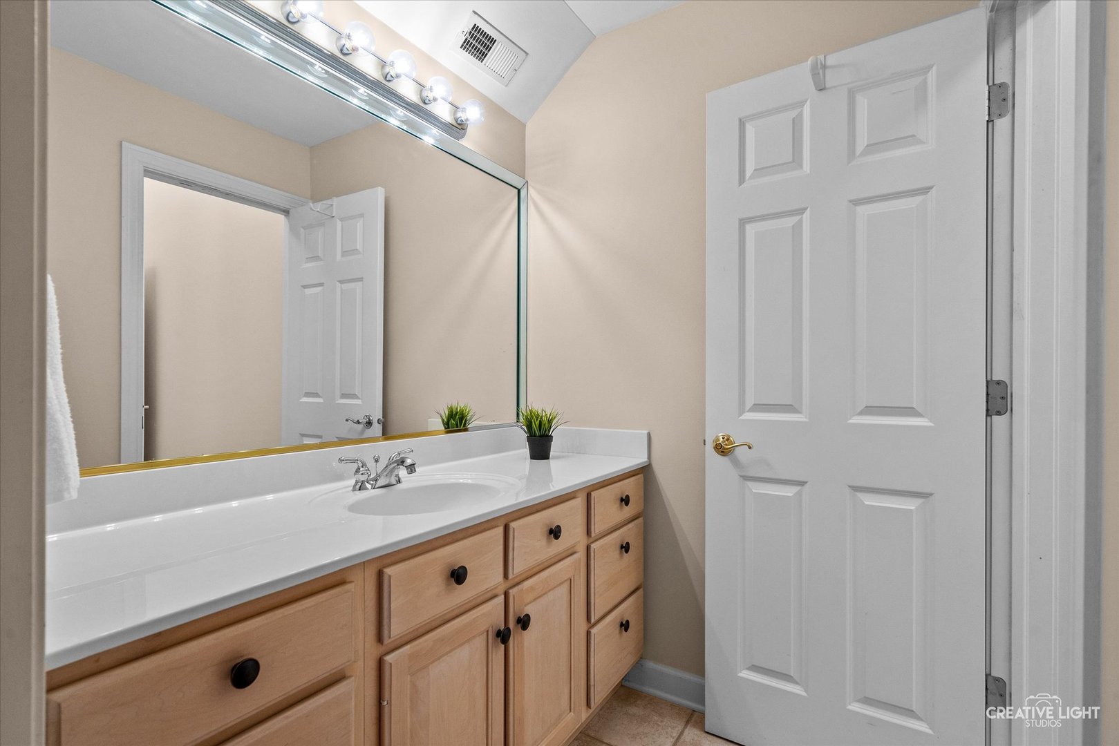 4811 Sebastian Court Naperville, IL 60564 - Photo 25 of 49 a bathroom with a sink and a mirror