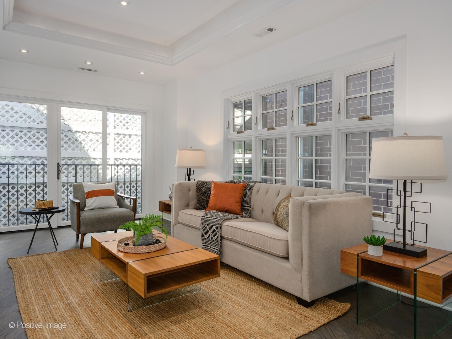 2034 North Burling Street Chicago, IL 60614 - Photo 16 of 32 a living room with furniture and a large window