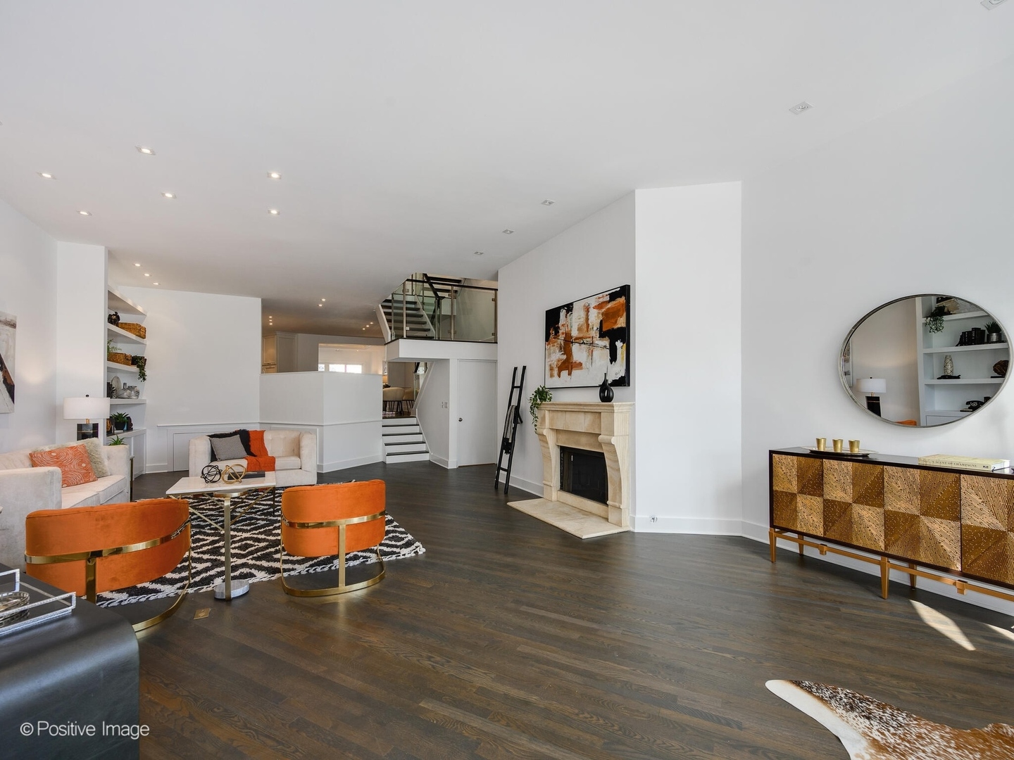 2034 North Burling Street Chicago, IL 60614 - Photo 4 of 32 a living room with furniture and a wooden floor