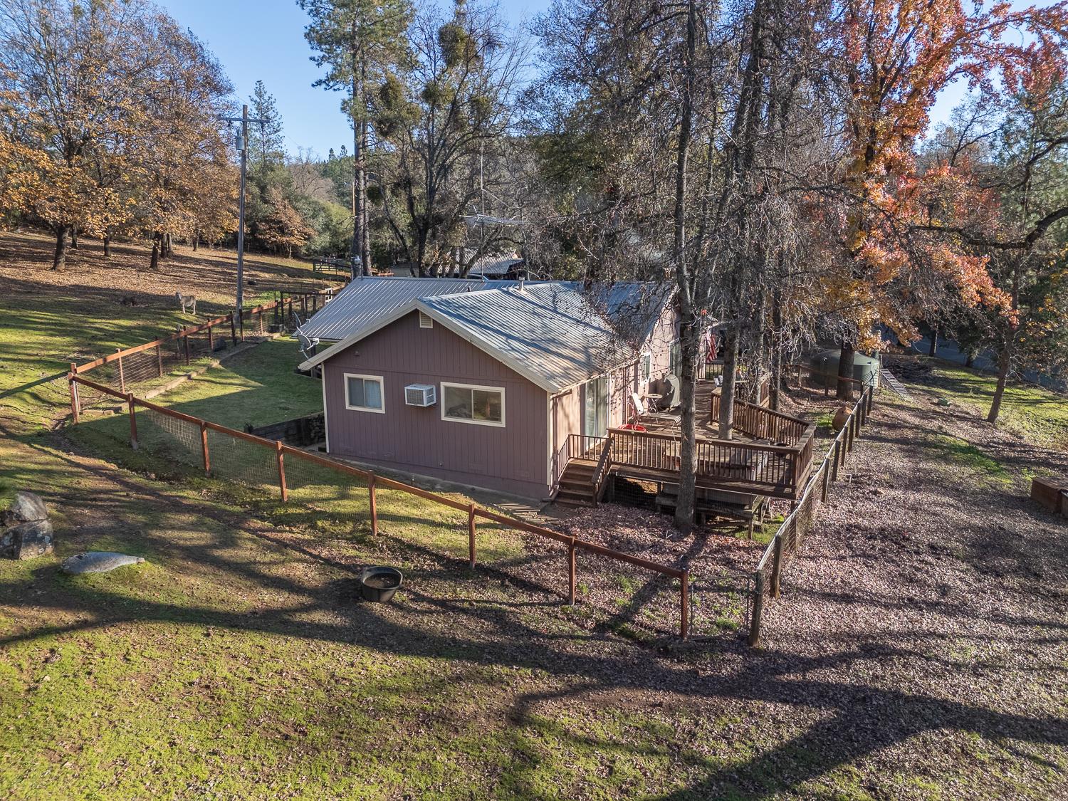 10095 Frenchtown Dobbins Road Dobbins, CA 95935 - Photo 28 of 46 a view of house with backyard and trees