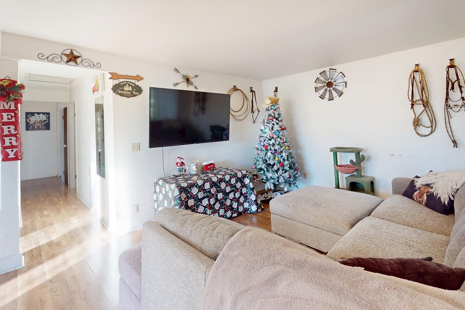 10095 Frenchtown Dobbins Road Dobbins, CA 95935 - Photo 5 of 46 a living room with furniture and a flat screen tv
