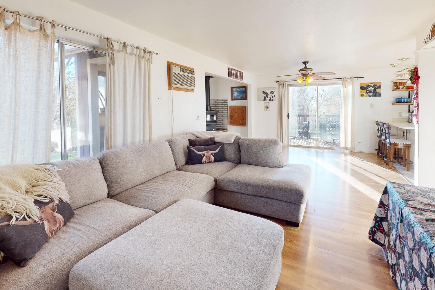 10095 Frenchtown Dobbins Road Dobbins, CA 95935 - Photo 7 of 46 a living room with furniture and a large window
