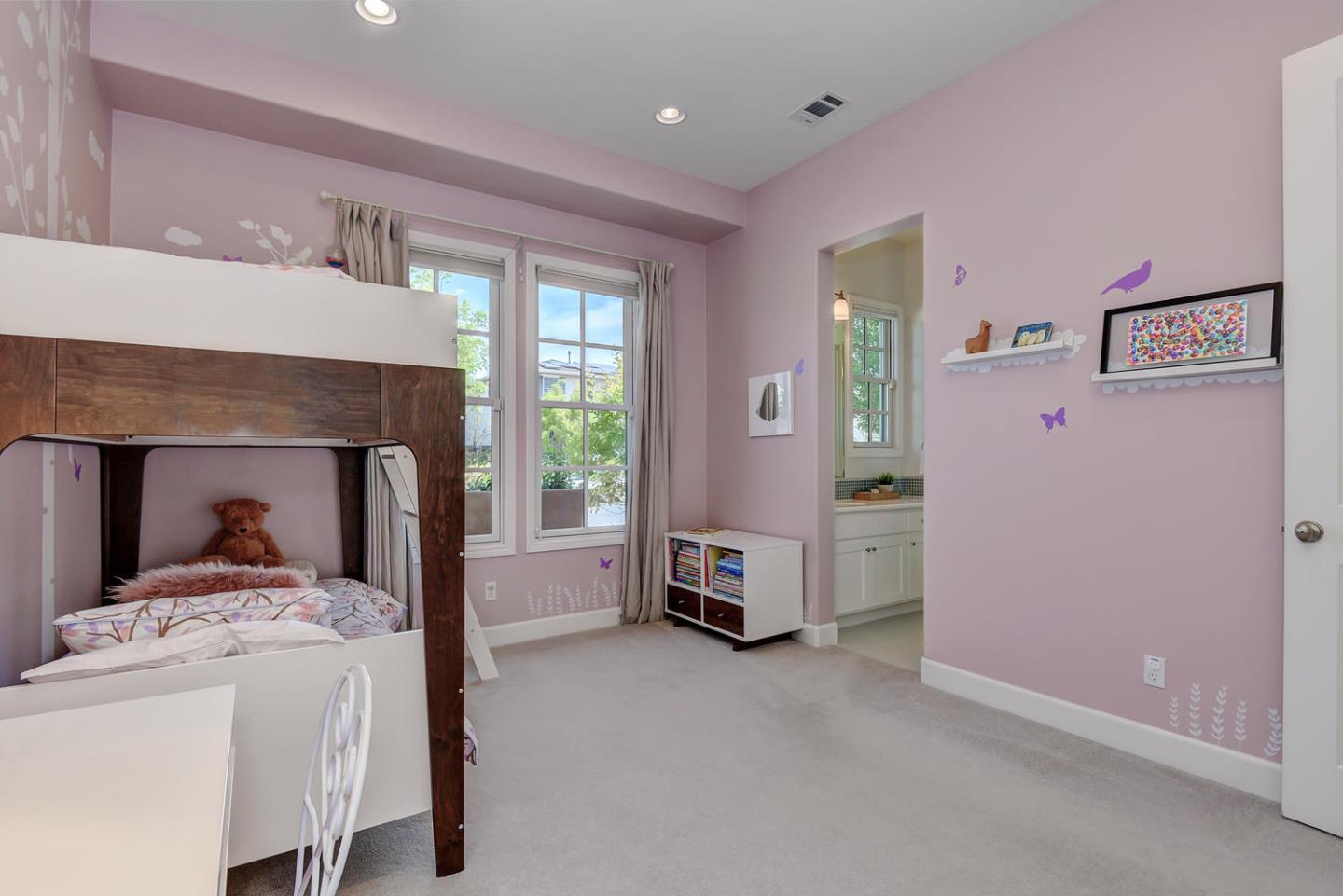 181 Mansfield Drive Mountain View, CA 94040 - Photo 24 of 44 a bed room with a bed and a tv