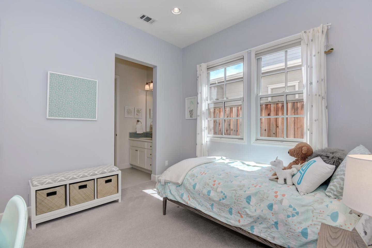 181 Mansfield Drive Mountain View, CA 94040 - Photo 27 of 44 a bedroom with a bed and a window