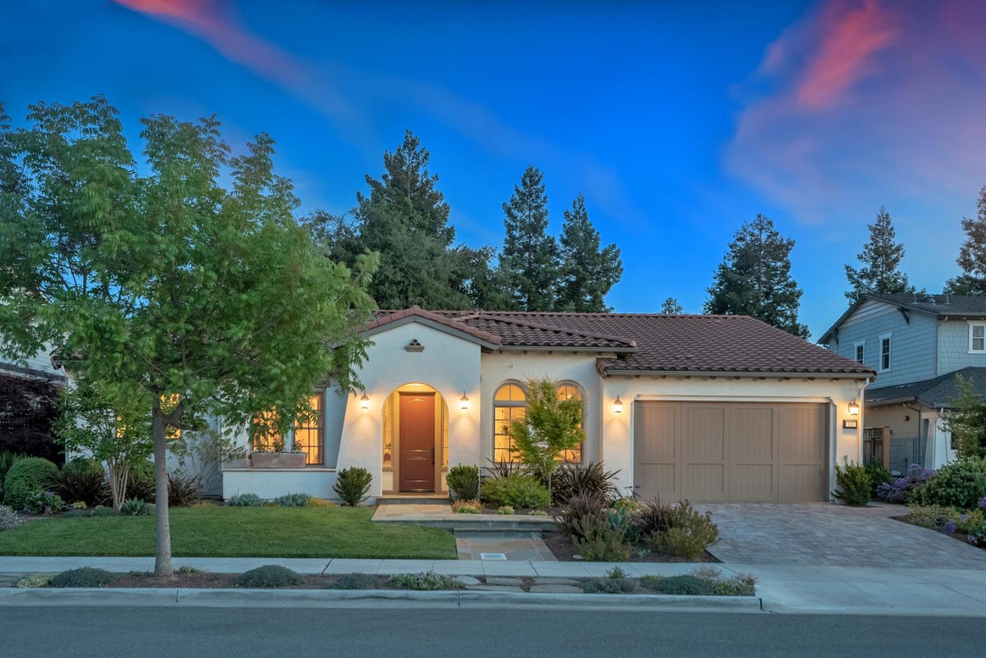 181 Mansfield Drive Mountain View, CA 94040 - Photo 3 of 44 a front view of a house with a yard