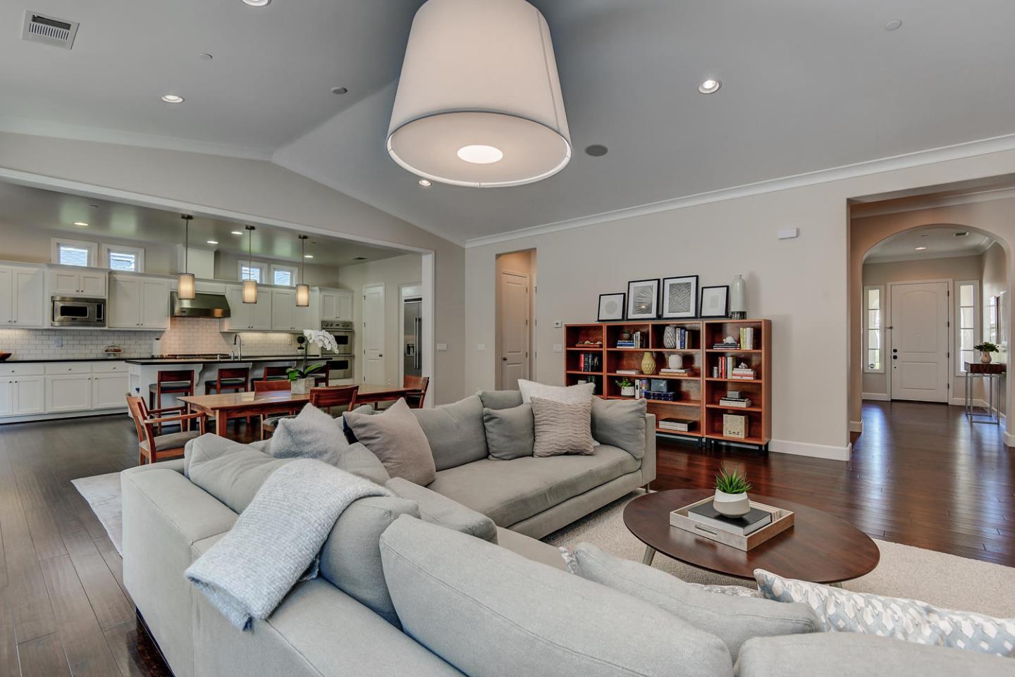181 Mansfield Drive Mountain View, CA 94040 - Photo 7 of 44 a living room with furniture and a wooden floor