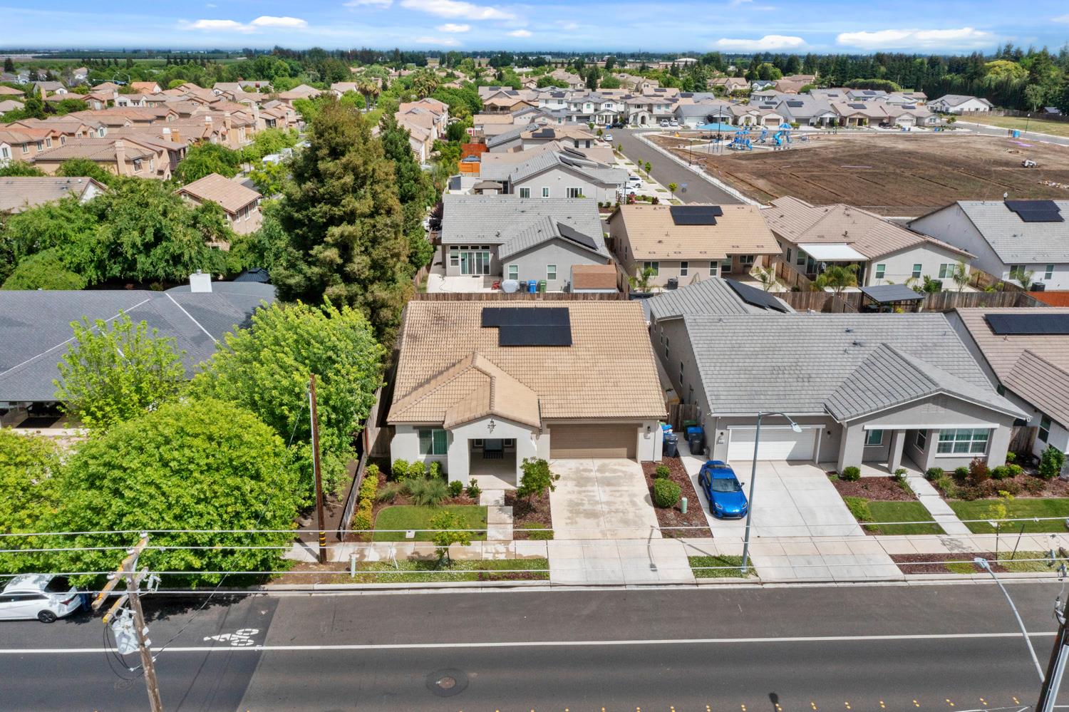 3700 Colorado Avenue Turlock, CA 95382 - Photo 37 of 46 an aerial view of residential houses with outdoor space