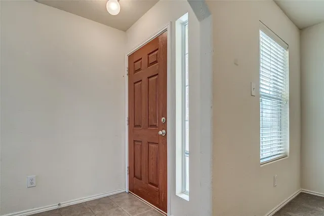 a view of front door