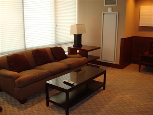 3 Avery Street, Unit 810 Boston, MA 02111 - Photo 13 of 16 a living room with furniture and a window