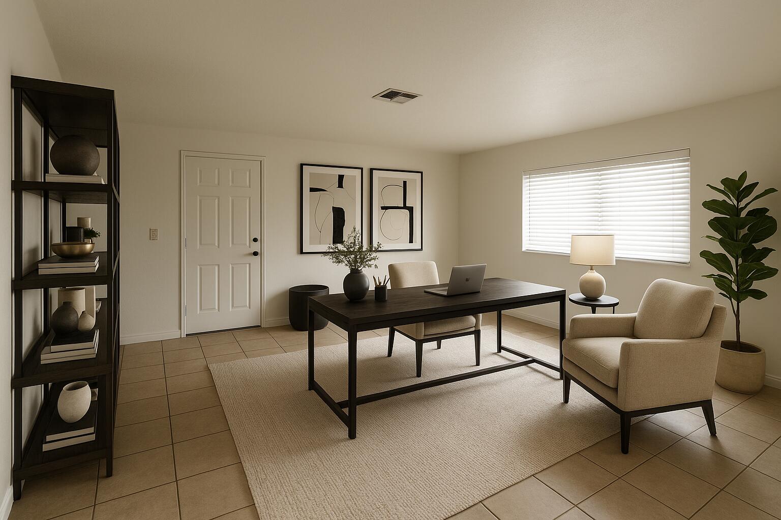5958 El Reposo Street Joshua Tree, CA 92252 - Photo 5 of 30 a living room with furniture and a window
