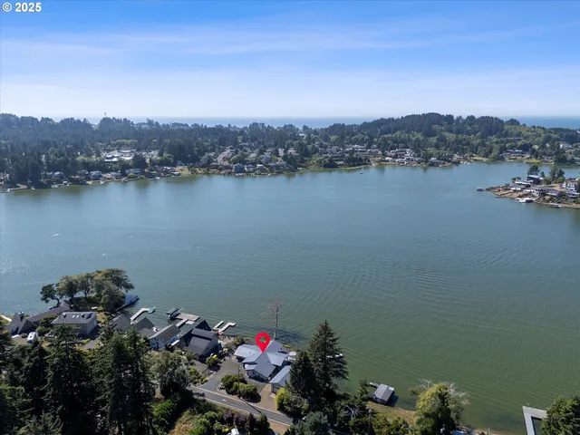 a view of a lake and a mountain