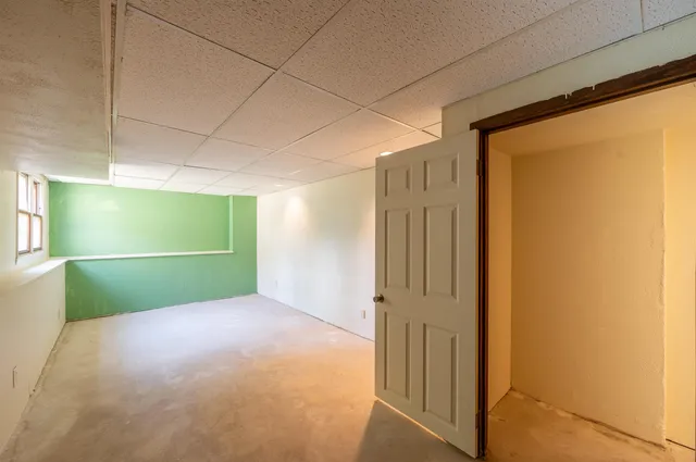 a view of a room with front door