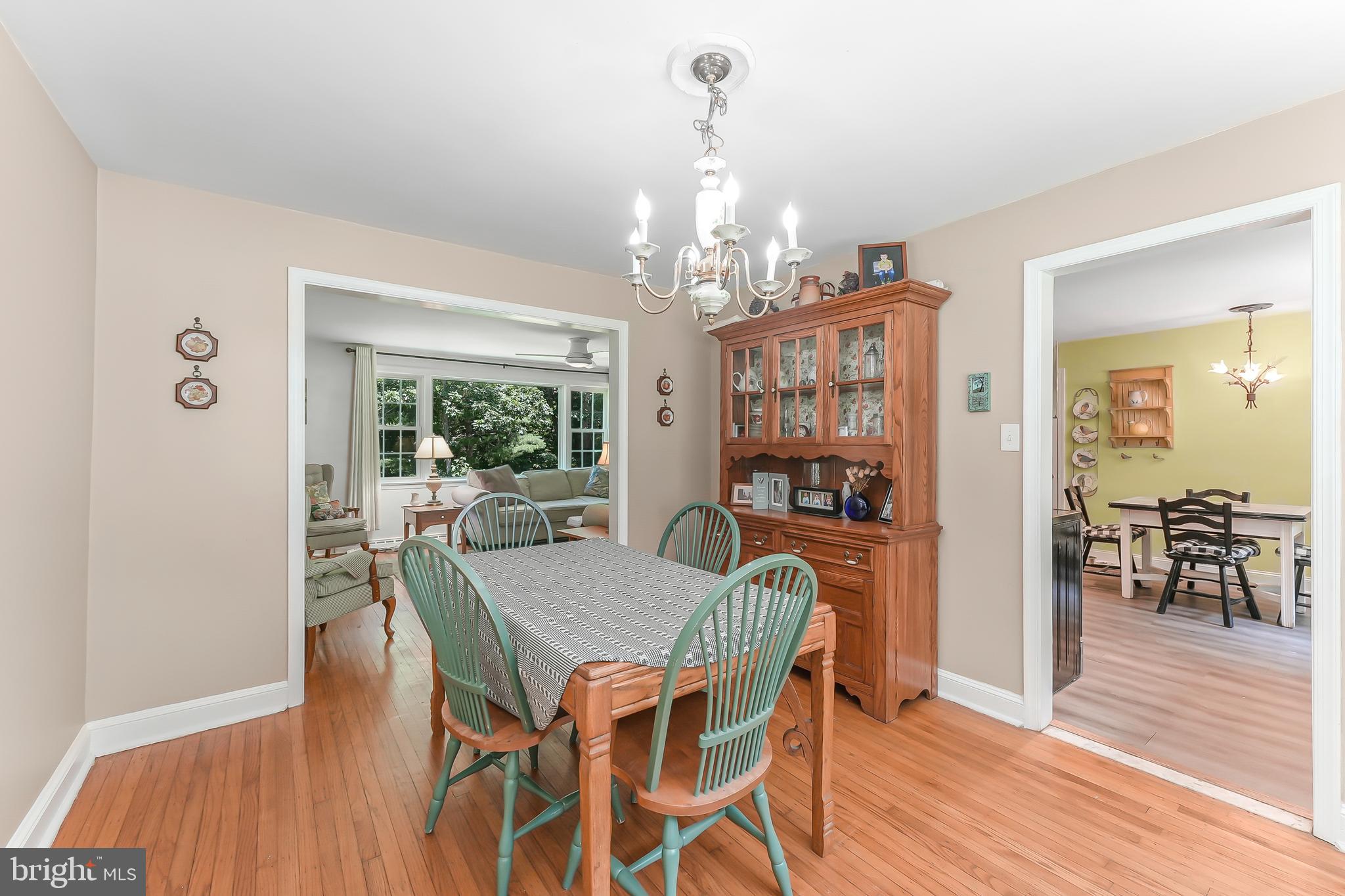 430 West Rose Tree Road Media, PA 19063 - Photo 12 of 31 a view of a dining room with furniture window and wooden floor