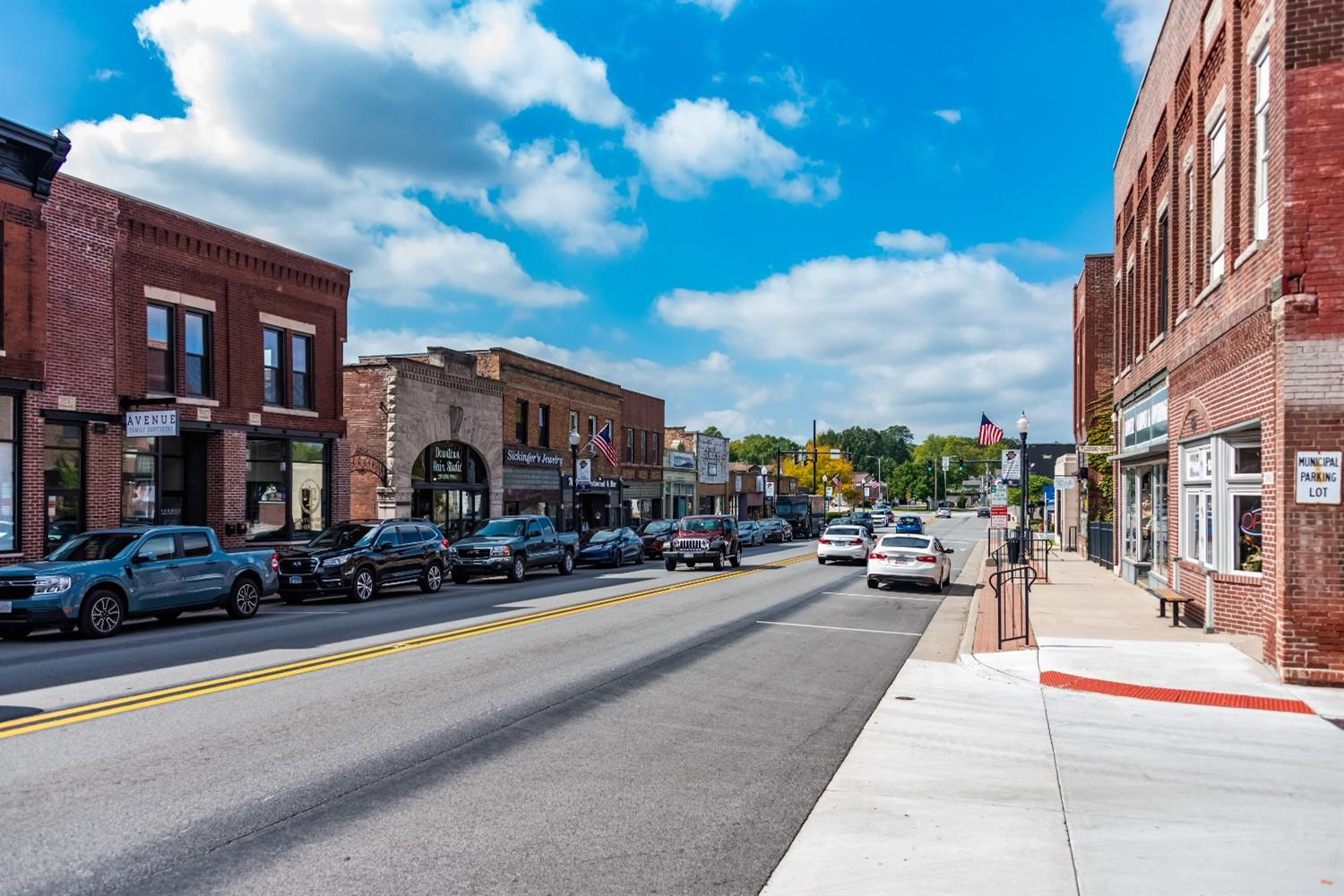 8553 Graystone Drive Lowell, IN 46356 - Photo 27 of 27 a city street lined with buildings and cars