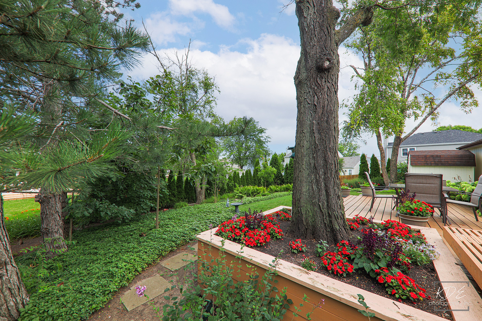 1505 Ranchview Drive Naperville, IL 60565 - Photo 33 of 36 a view of a flower garden with a yard