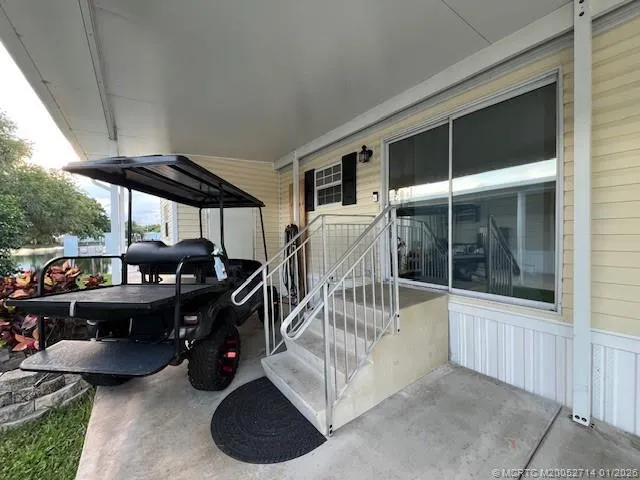 a view of a lake with outdoor space