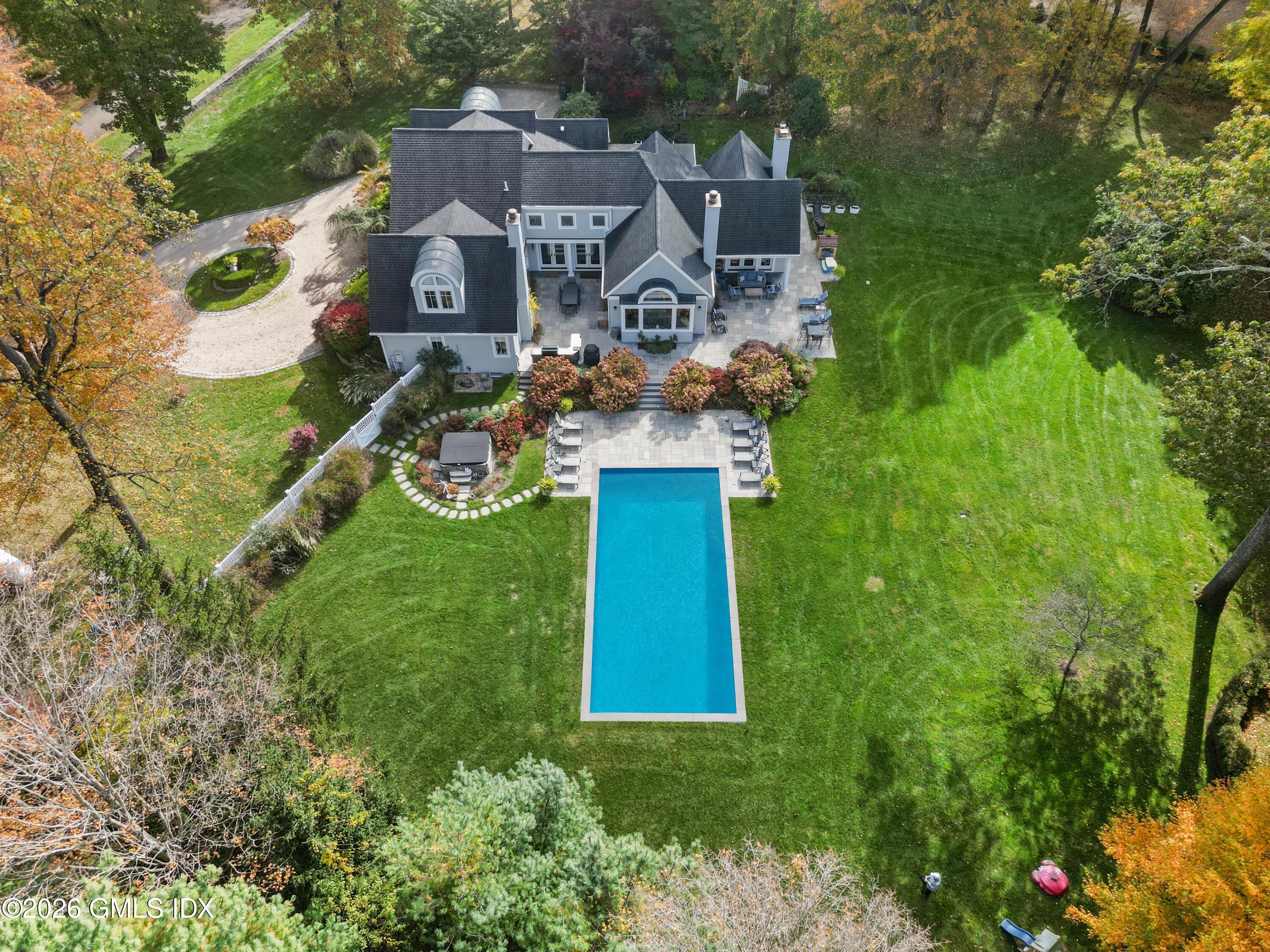 490 June Road Stamford, CT 06903 - Photo 31 of 37 GMLS 490 Side aerial pool