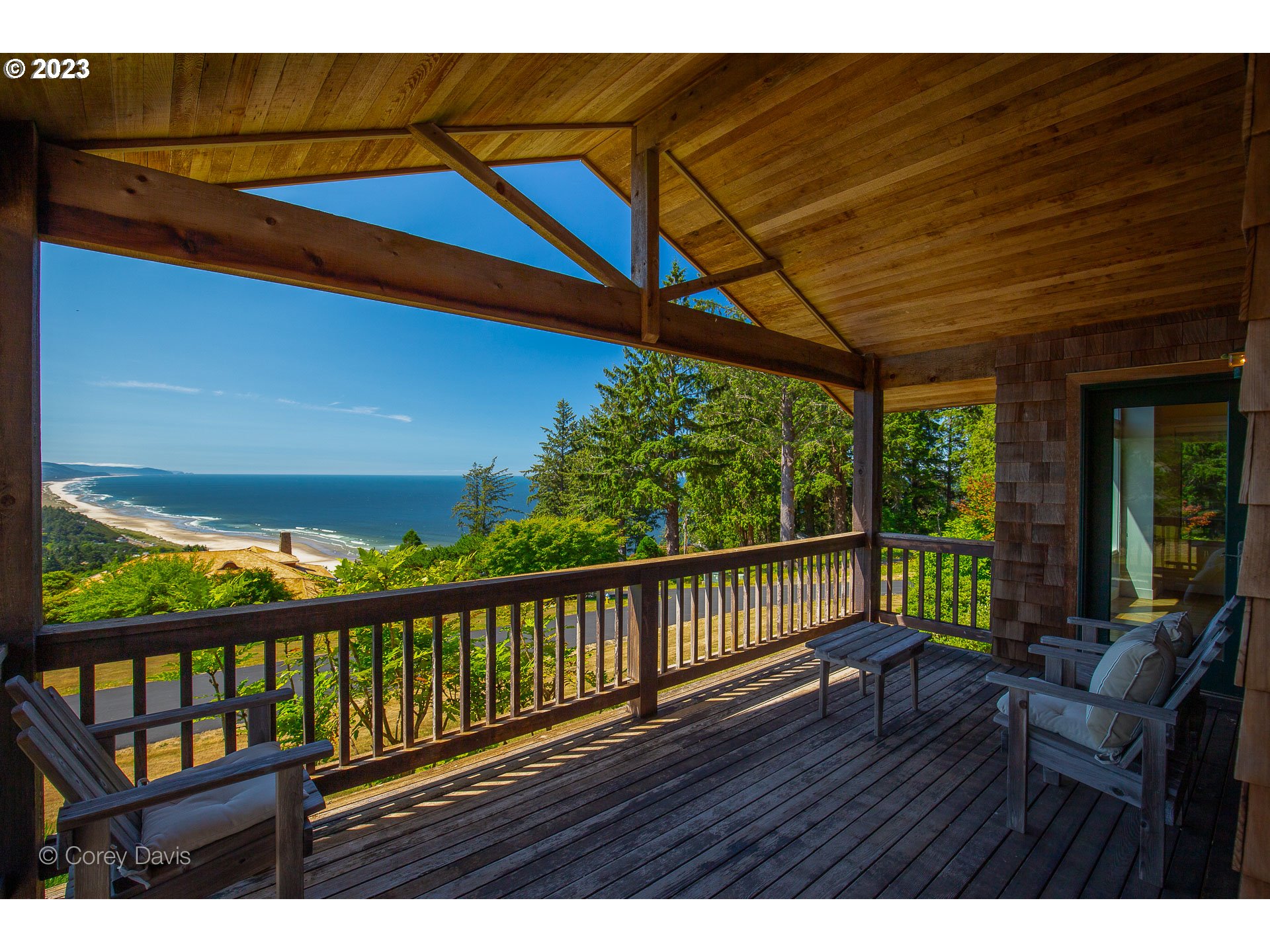 38680 Meadow Loop Nehalem, OR 97131 - Photo 6 of 44 a view of a two chairs in the balcony