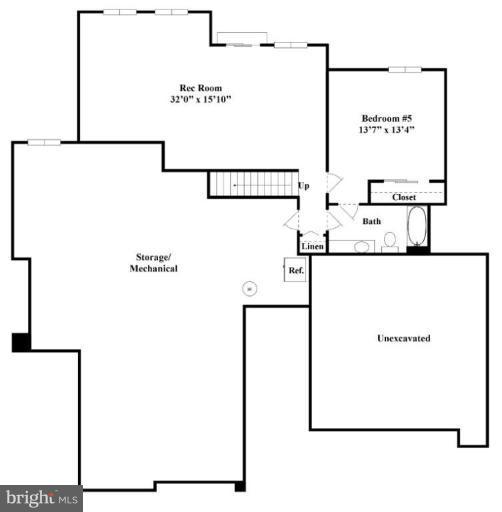 11573 Greenwich Point Road Reston, VA 20194 - Photo 29 of 30 Lower Level Floor Plan