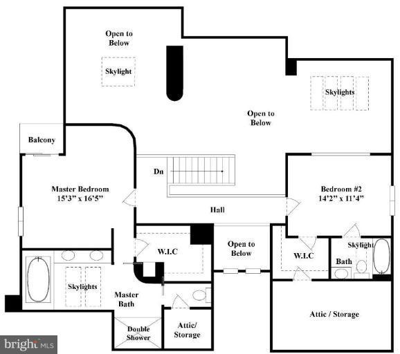 11573 Greenwich Point Road Reston, VA 20194 - Photo 30 of 30 Upper Level Floor Plan