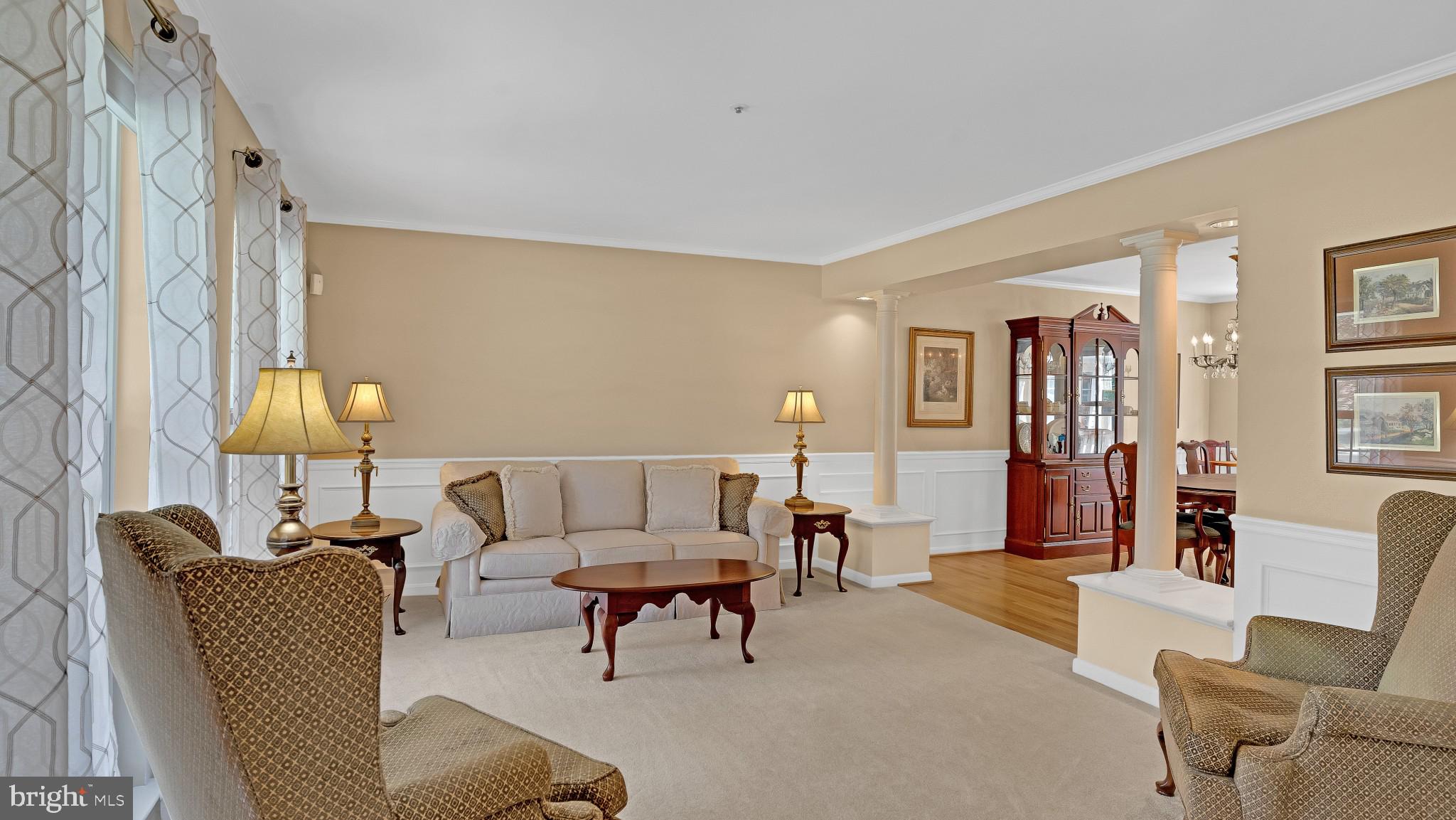 549 Small Reward Road Huntingtown, MD 20639 - Photo 8 of 33 Formal living room open to formal dining room