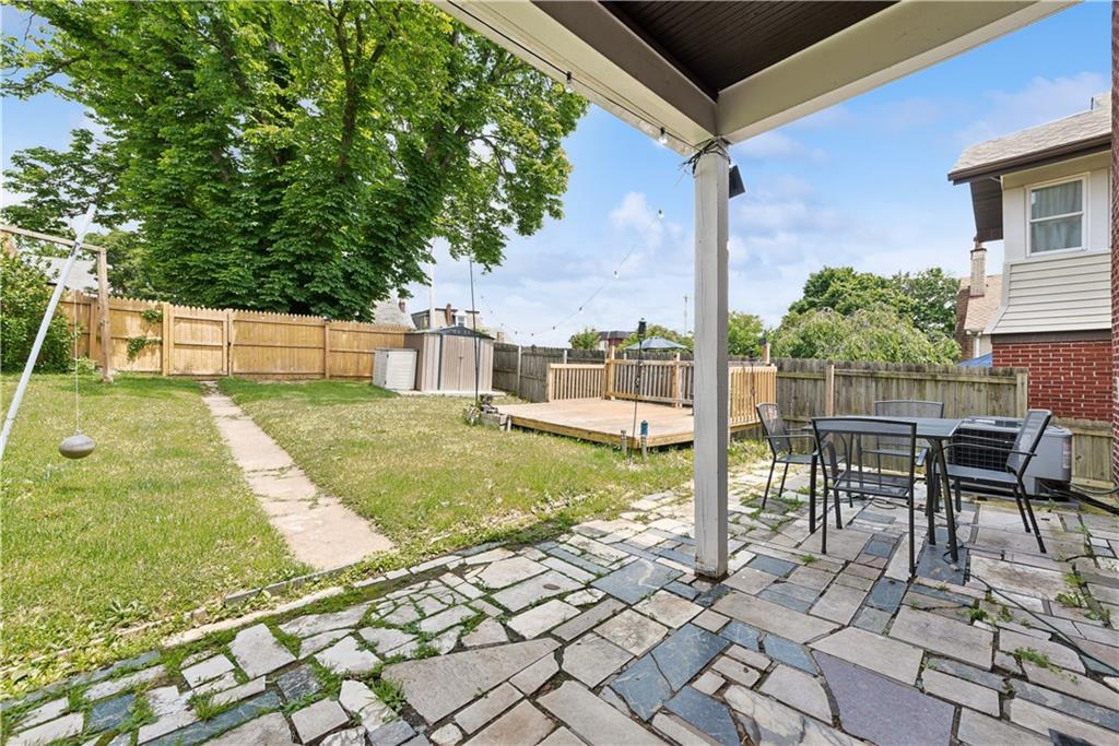 53 Calhoun Avenue Pittsburgh, PA 15210 - Photo 24 of 30 a view of a backyard with sitting area