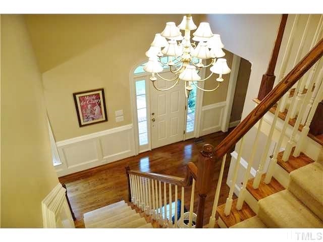 11320 Honeycutt Road, Unit LOT12 Raleigh, NC 27614 - Photo 5 of 25 Dramatic 2-story foyer features hardwood floors.