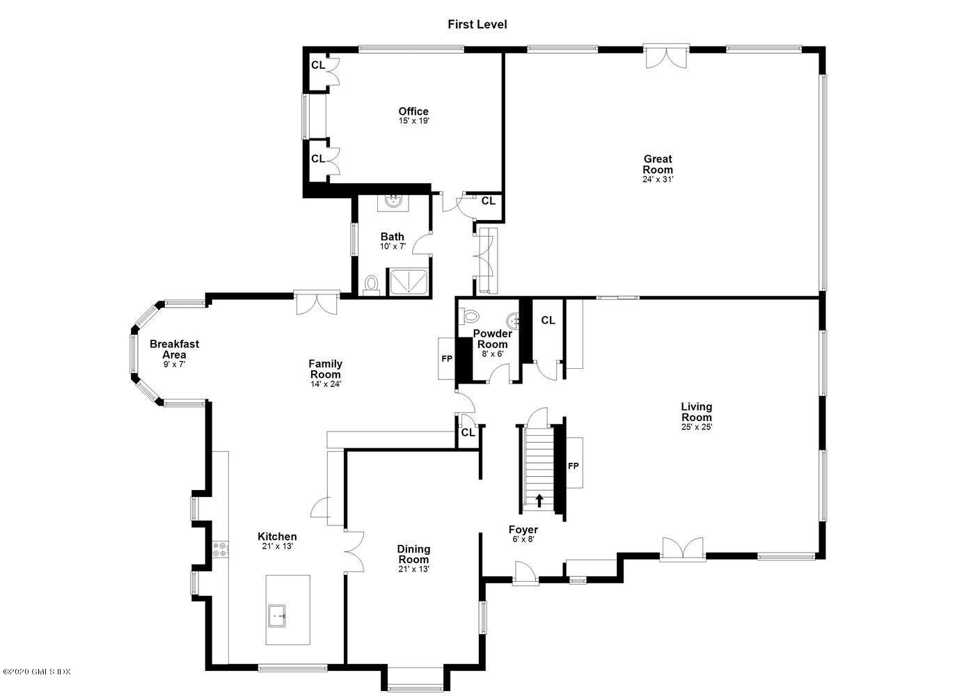 178 Cat Rock Road Cos Cob, CT 06807 - Photo 22 of 26 a picture of floor plan