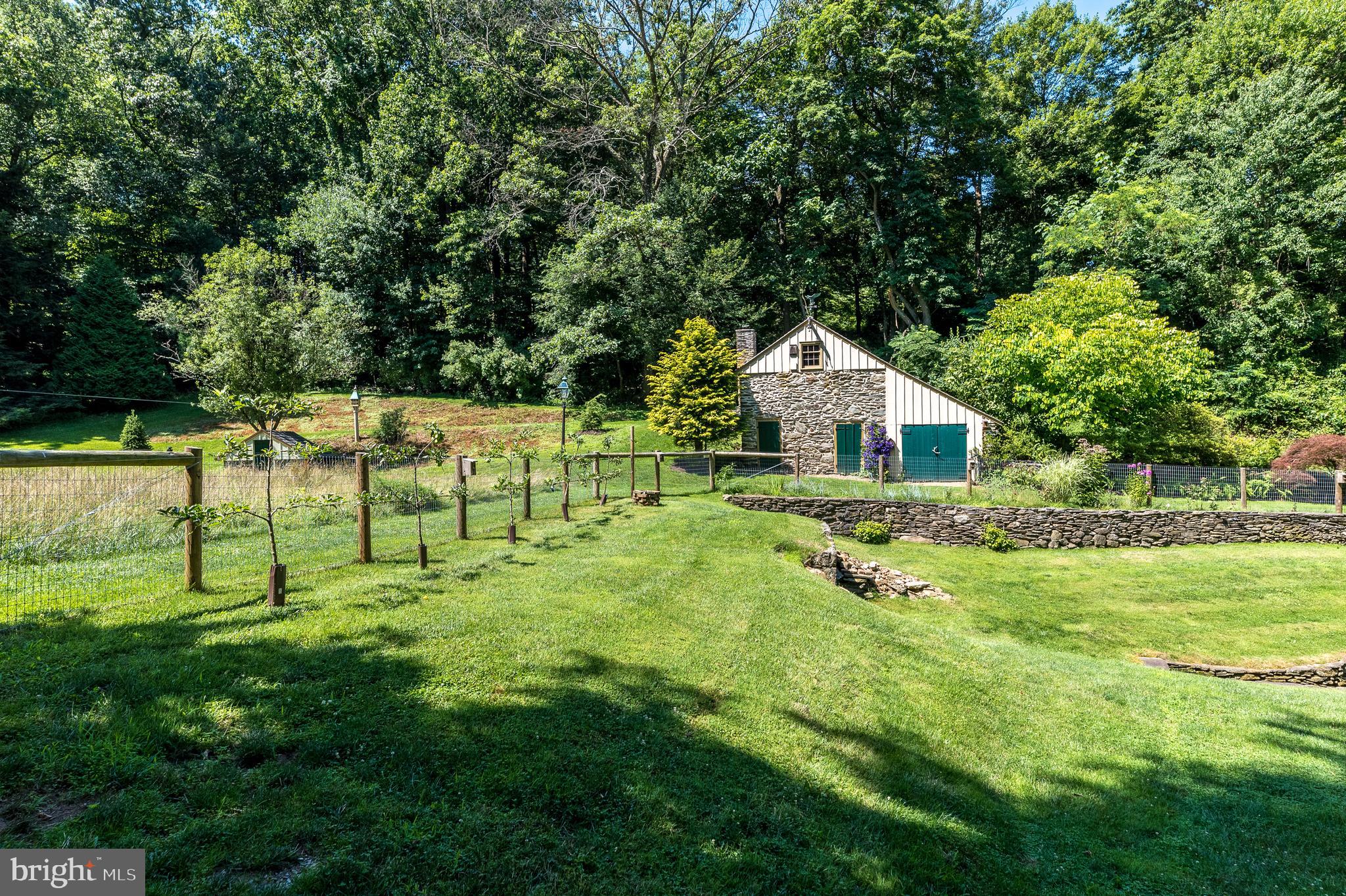 876 Brower Road Wayne, PA 19087 - Photo 12 of 59 Row of Apple Trees