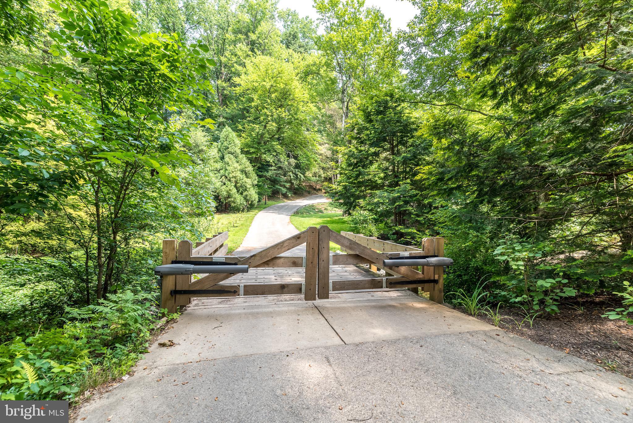 876 Brower Road Wayne, PA 19087 - Photo 2 of 59 Gated Entrance to long driveway
