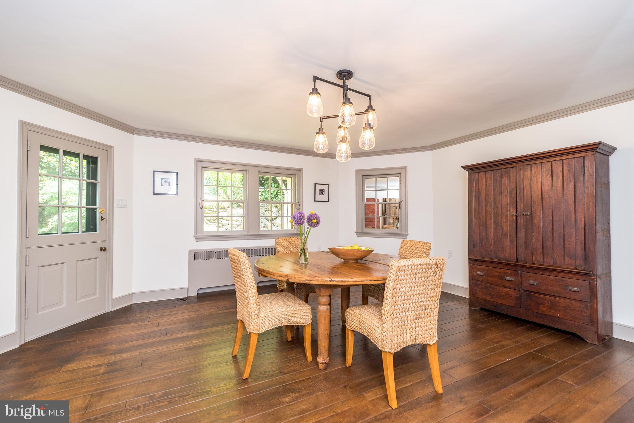 876 Brower Road Wayne, PA 19087 - Photo 30 of 59 Dining Room with door to rear exterior