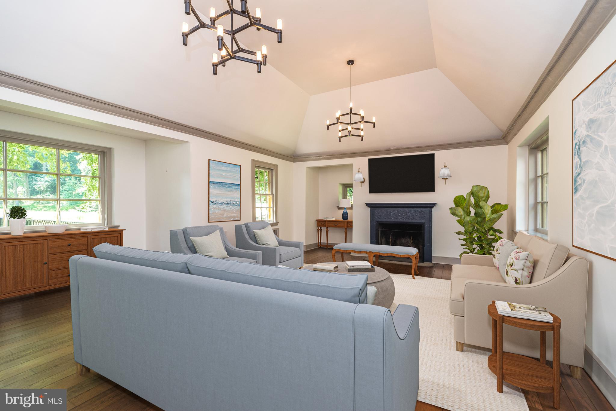 876 Brower Road Wayne, PA 19087 - Photo 33 of 59 Main Floor Living Room
(virtually staged)