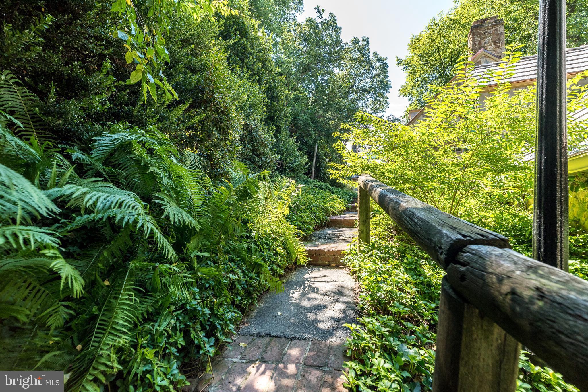 876 Brower Road Wayne, PA 19087 - Photo 51 of 59 Walkway behind house and Garage
